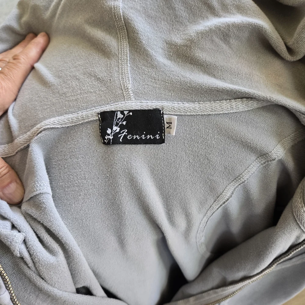 Gray Women's Hooded Topper - Picture 6 of 8